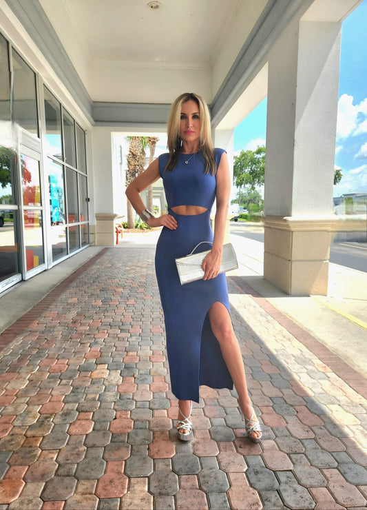 Cut Out Midi Dress