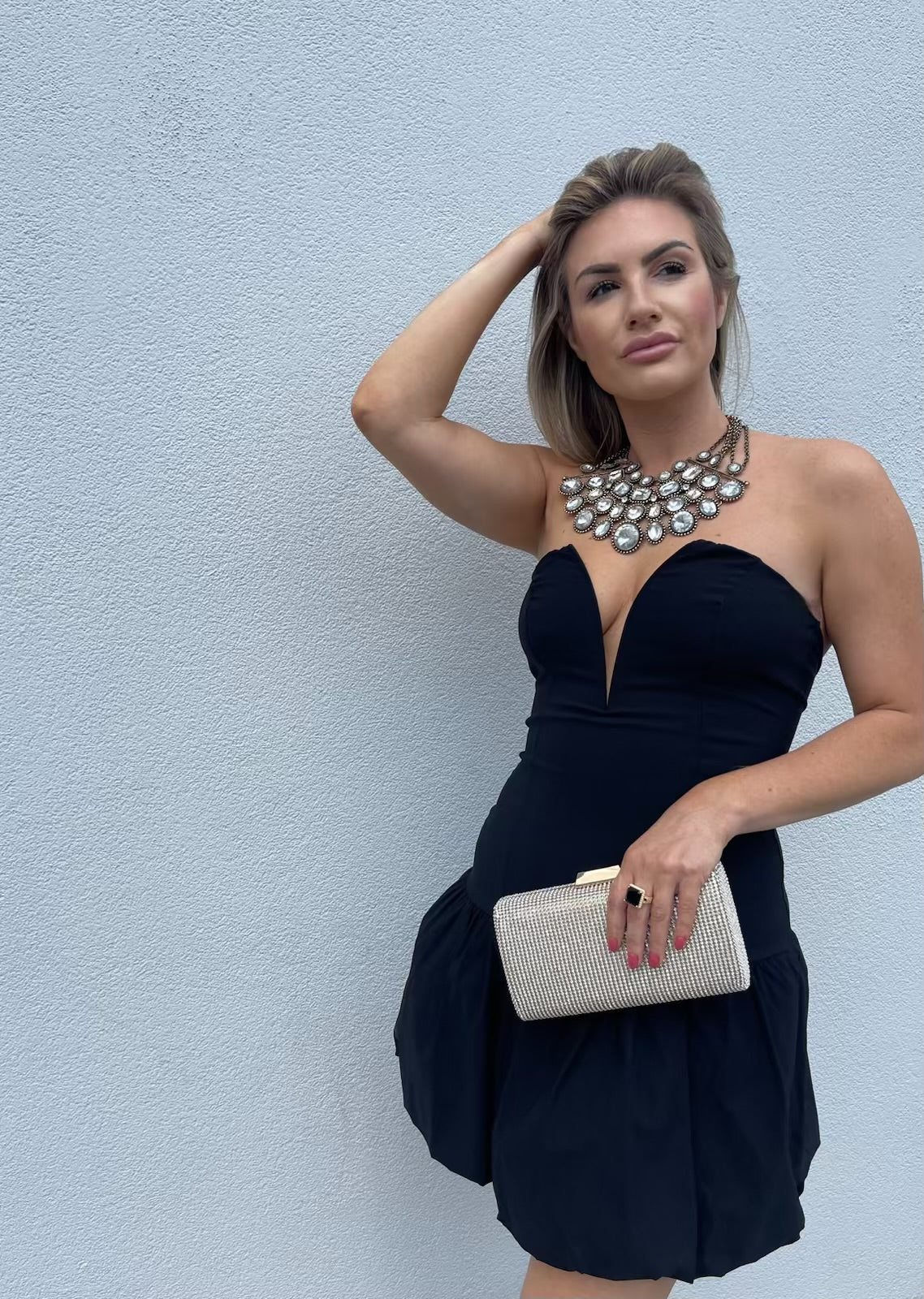 Black Ruffle Dress