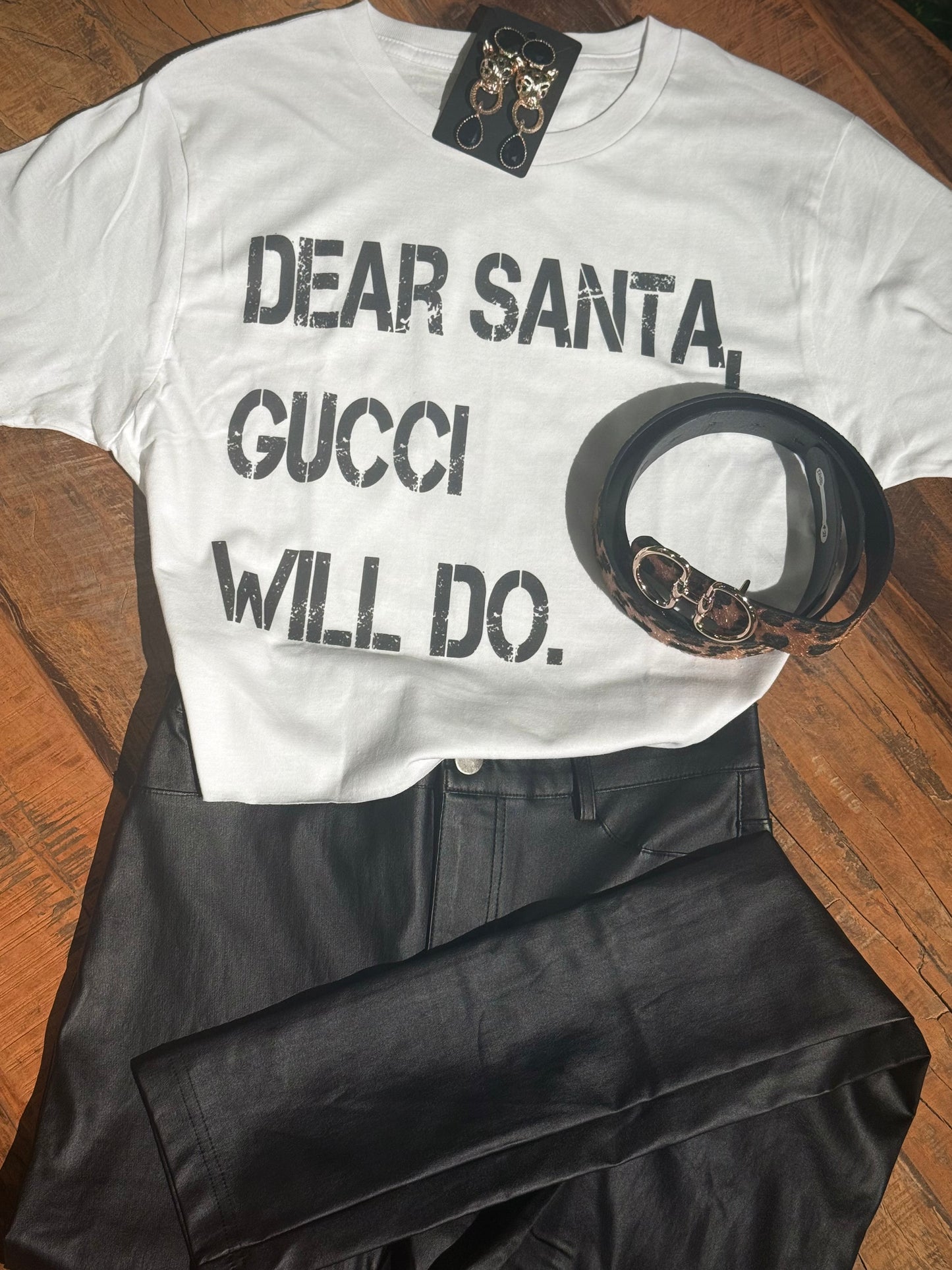 Dear Santa Crop Top