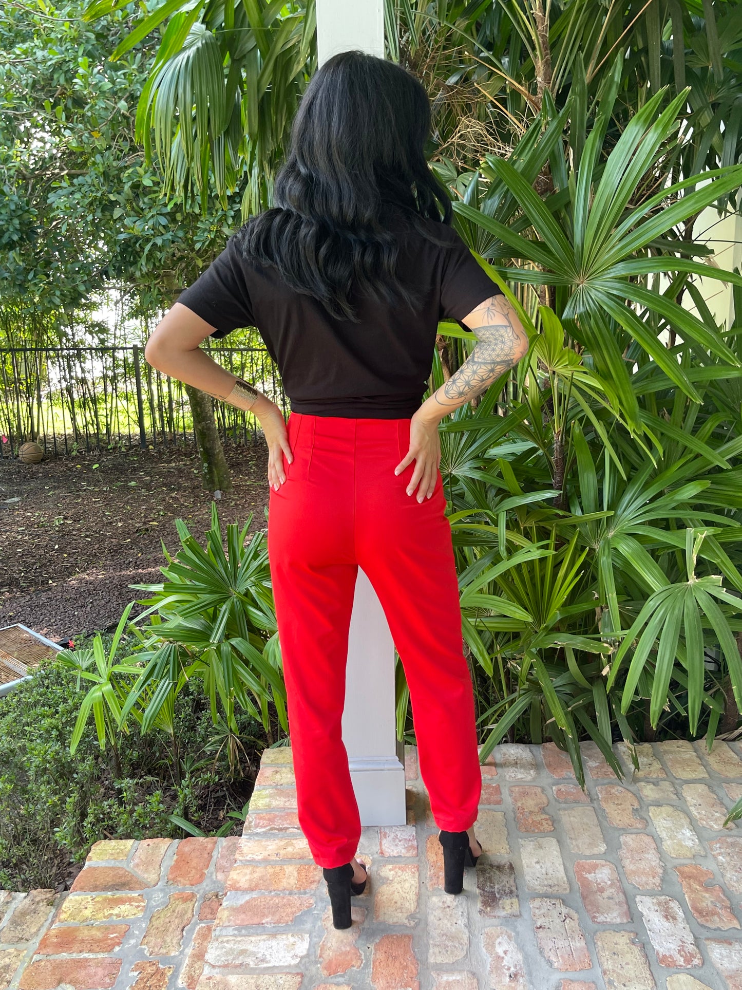 Red Cigarette Pants