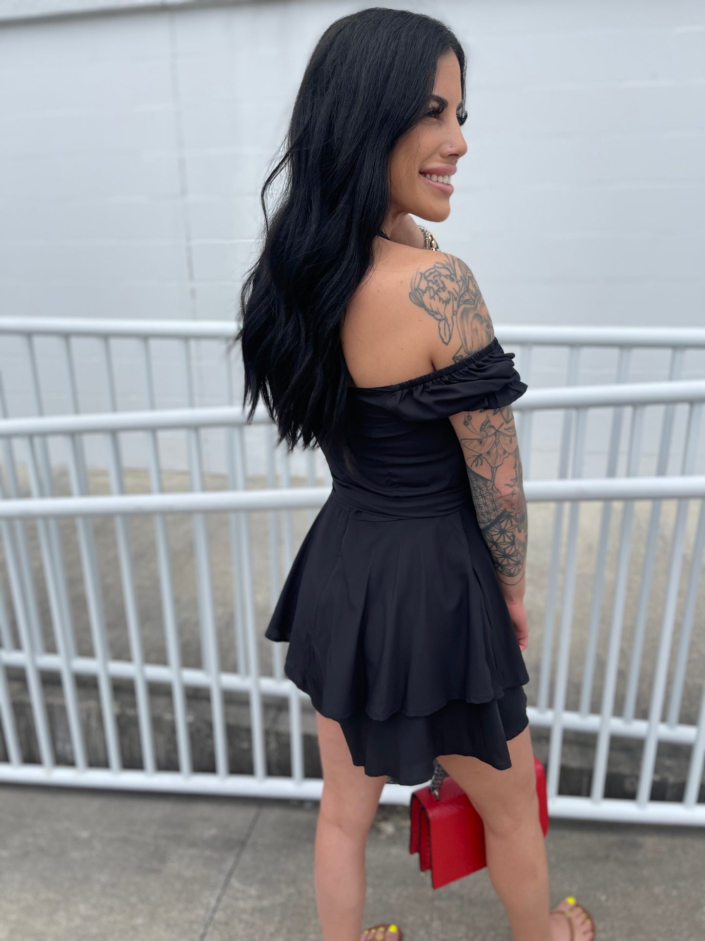 Off The Shoulder Romper