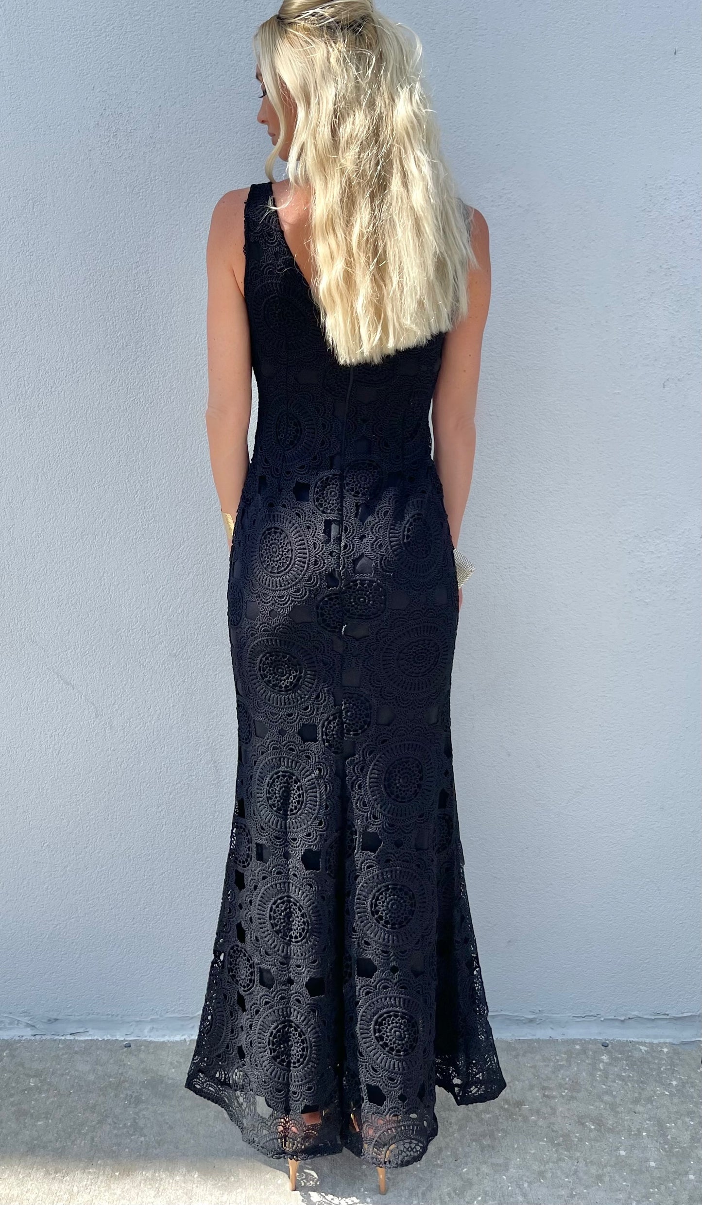 Crochet Gown (Black)