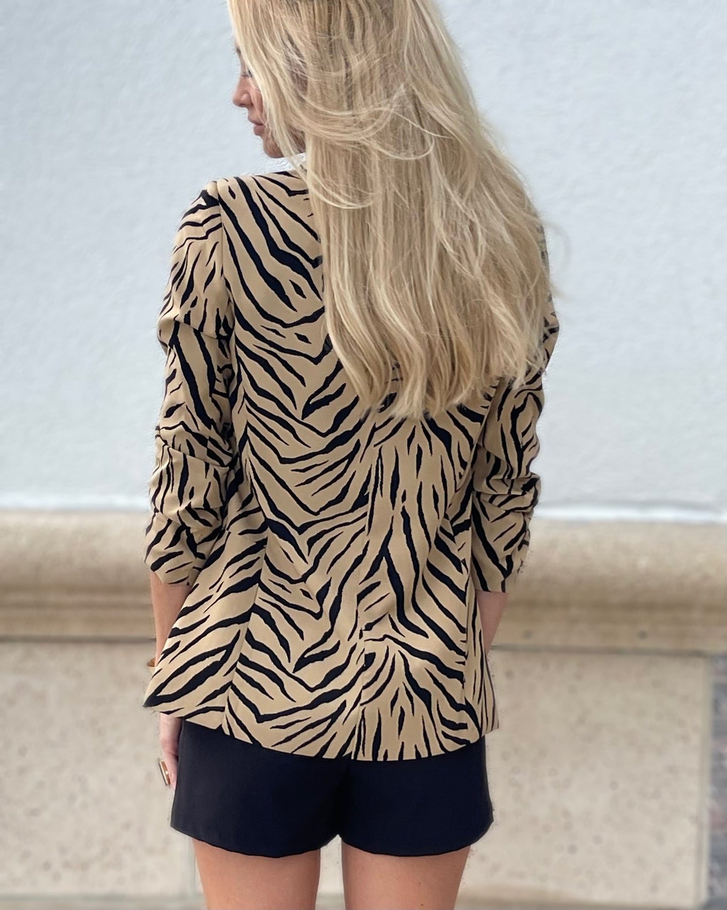 Animal print Blazer