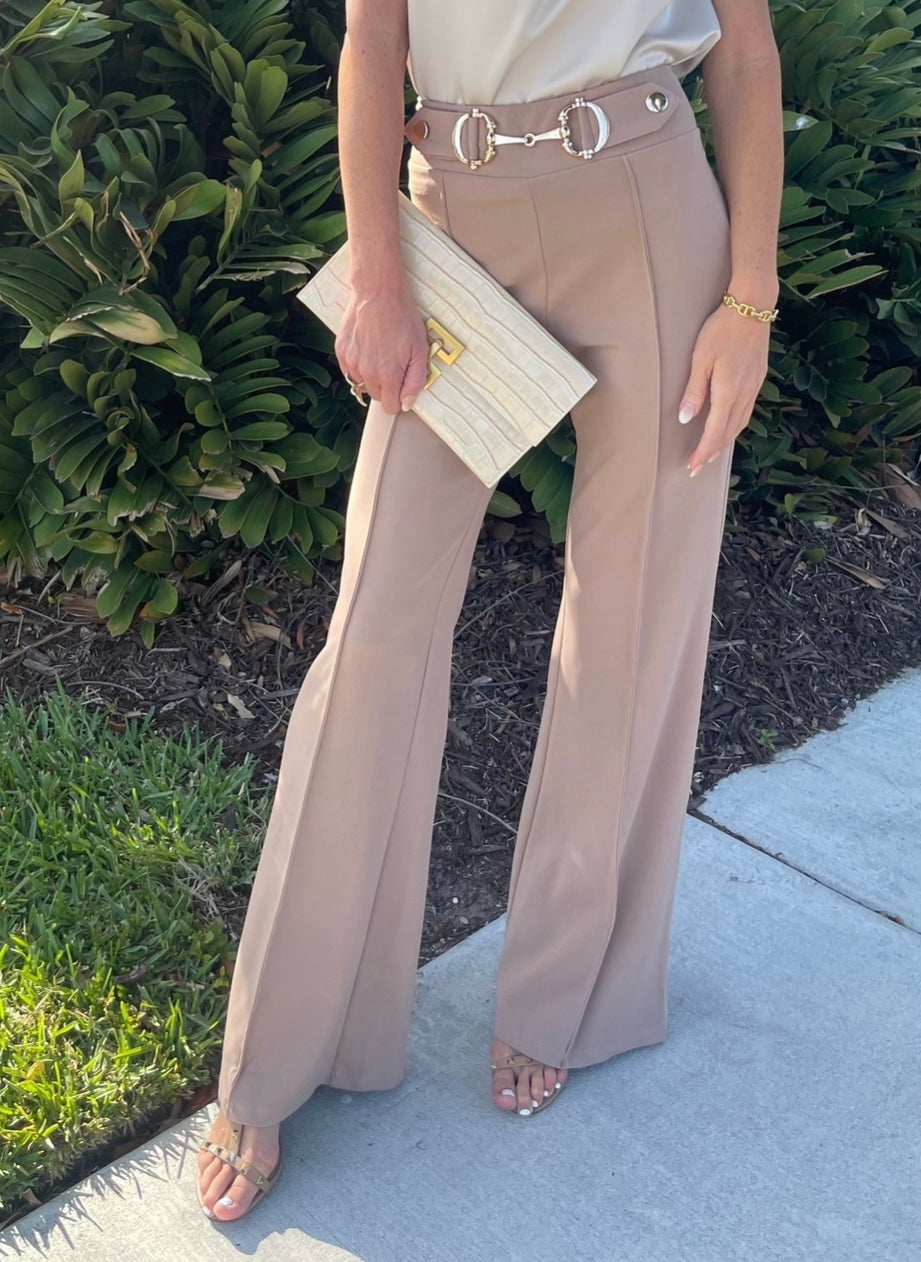 Horse Bit Trouser (Taupe)