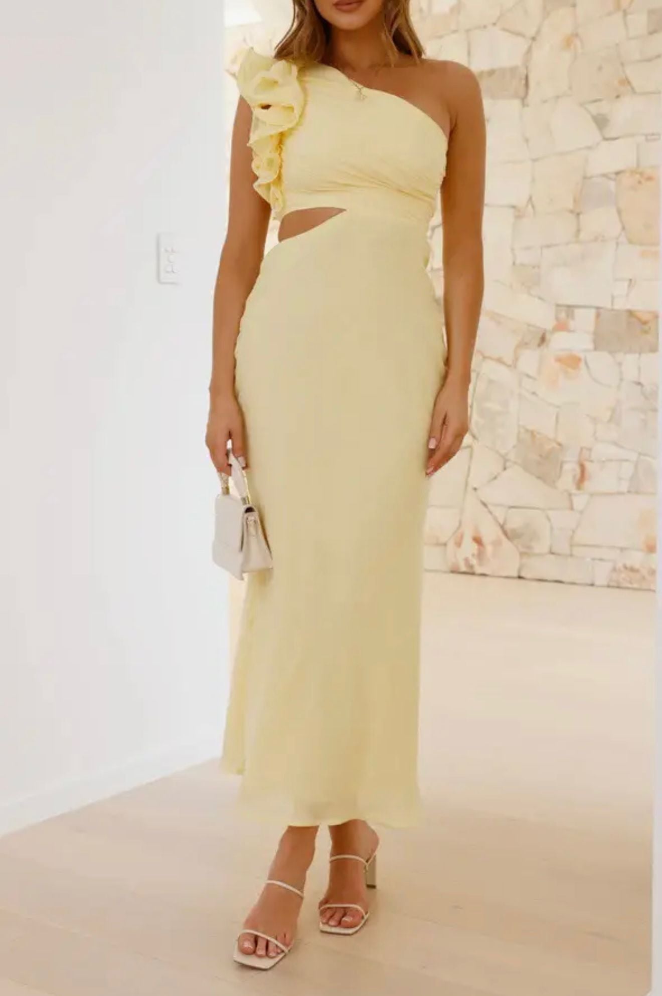 Ruffle Midi Dress