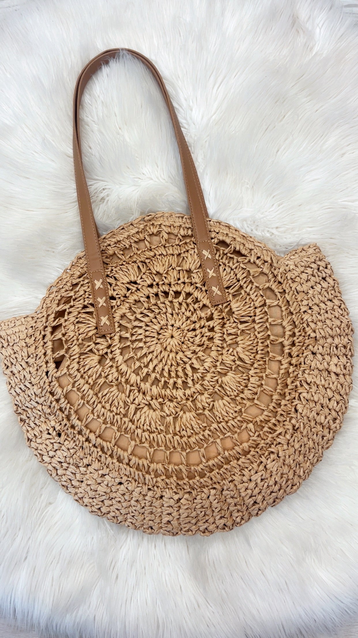 Straw Beach Bag