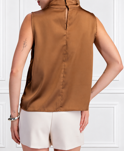 Mocha Luxe Blouse