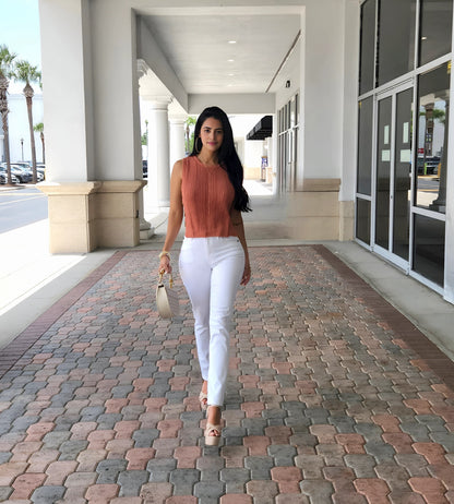 Crochet Knit Light weight Sweater