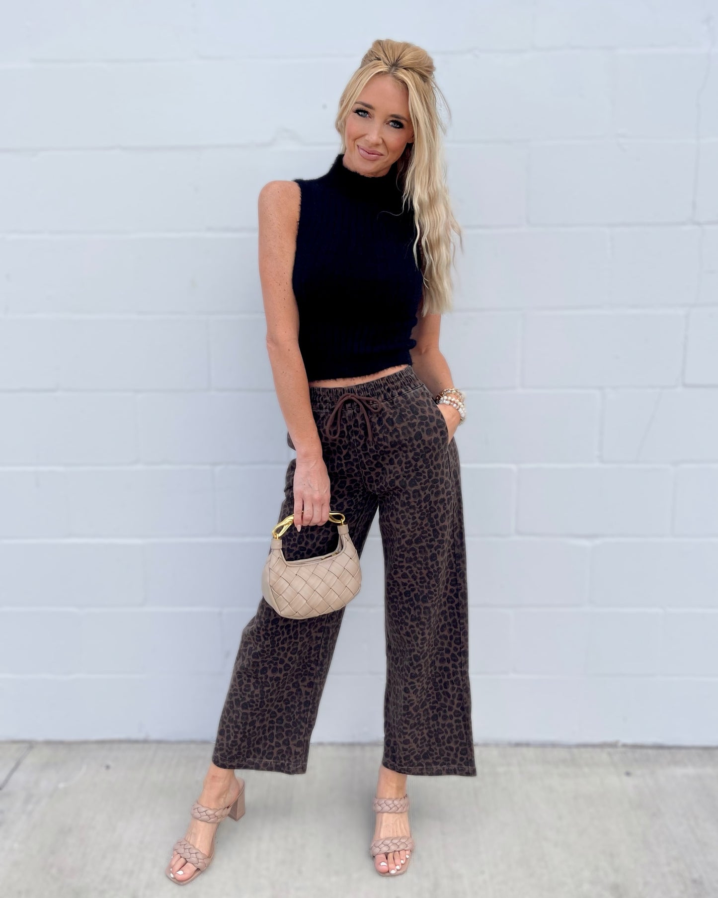 Leopard Baggy Pants