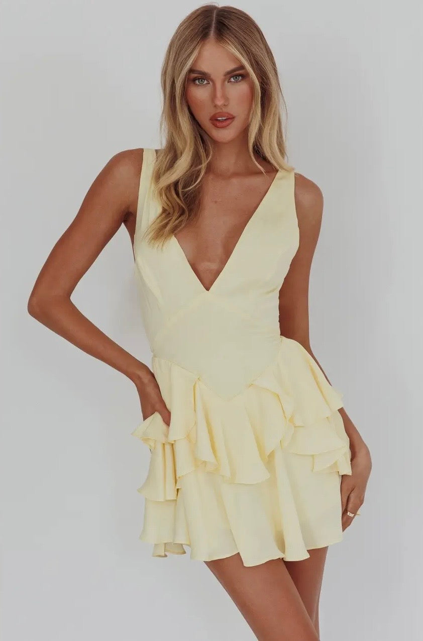 Ruffle Mini Romper