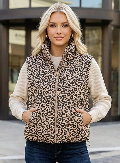 Leopard Vest