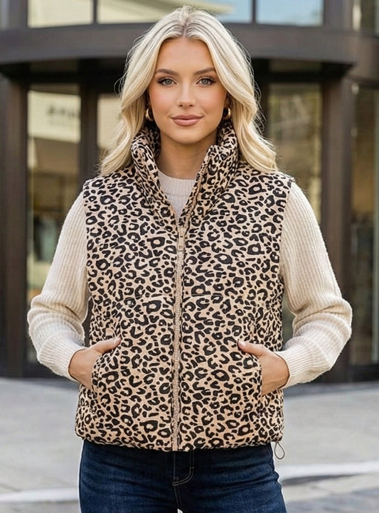 Leopard Vest