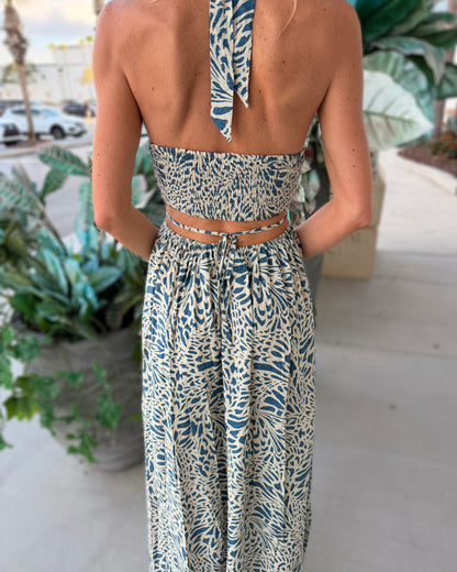 Blue Paisley Maxi