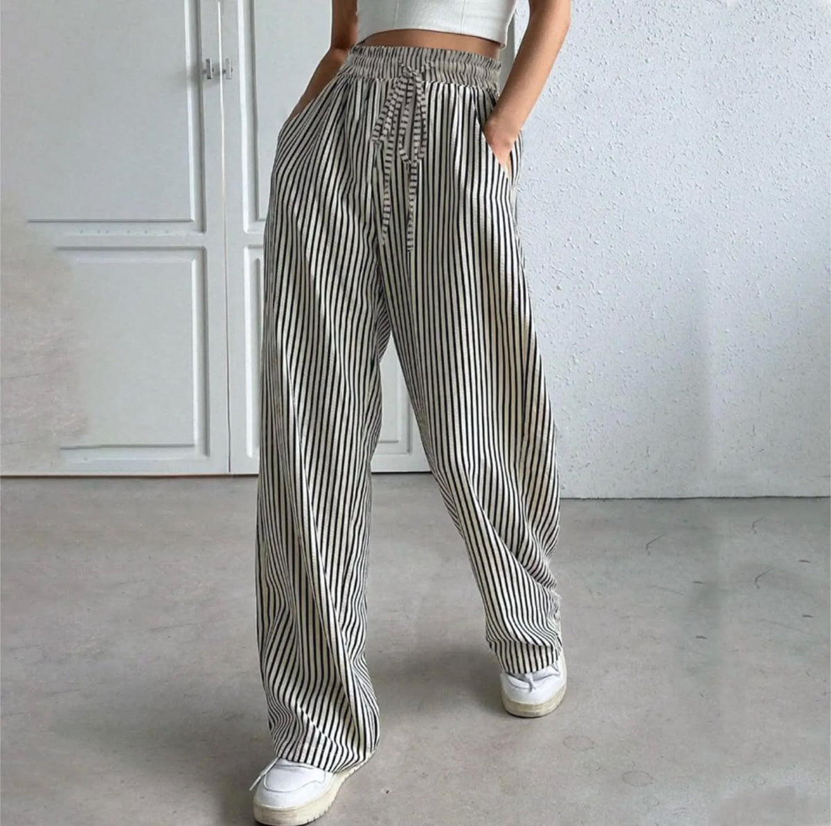 Espresso Stripe Trouser