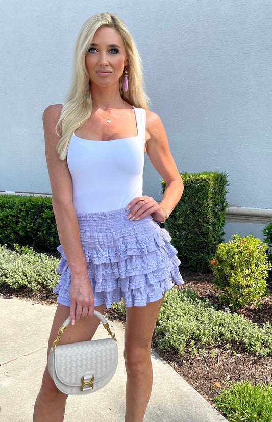 Lavender Mini Skort