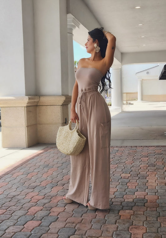 Oversized Cargo Jumpsuit