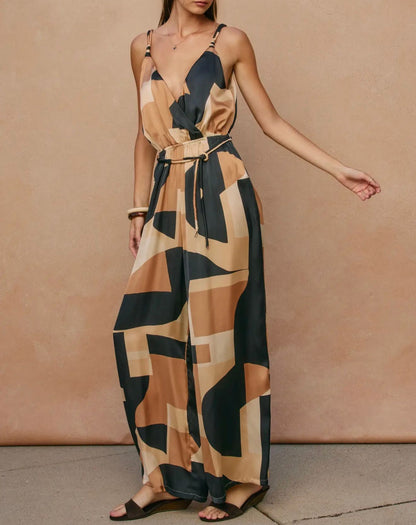 Abstract Jumpsuit