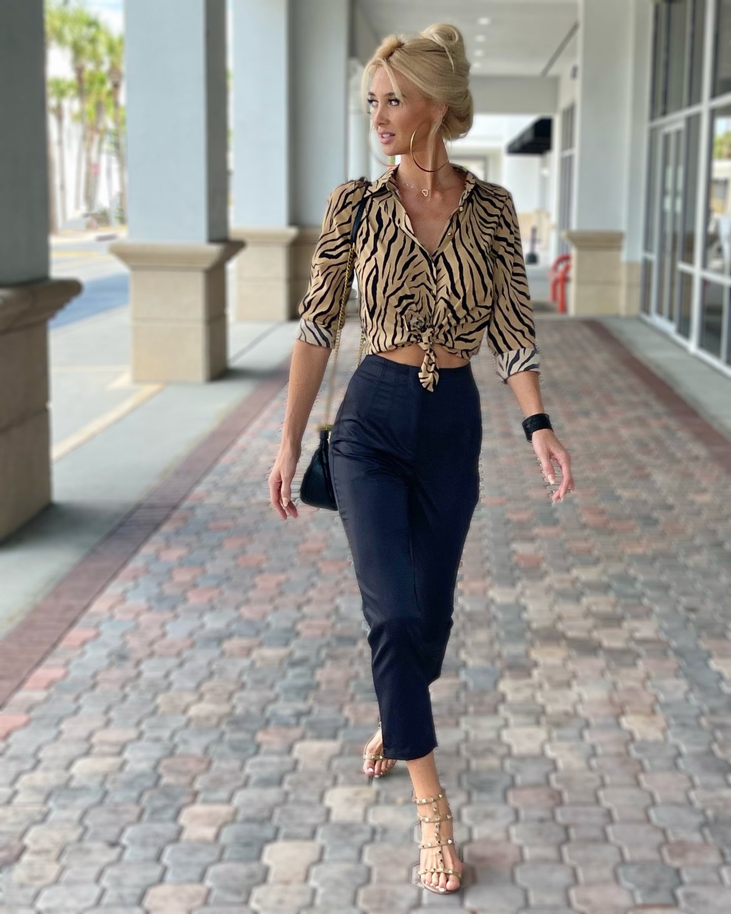 Animal Print Top
