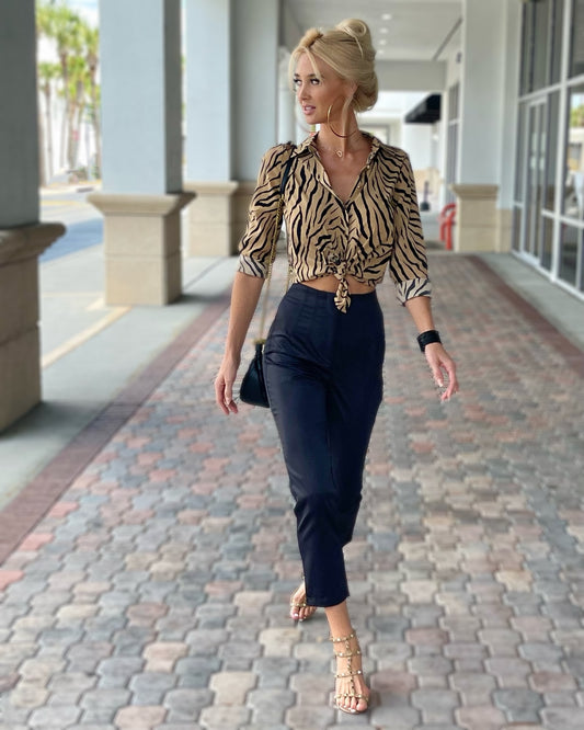Animal Print Top