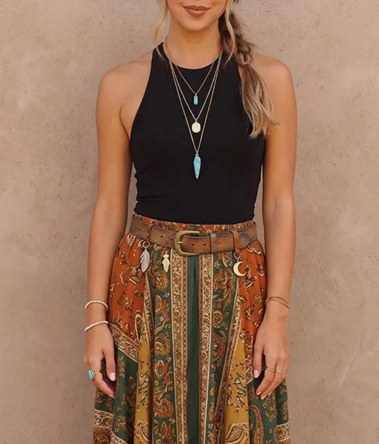 Chain Back Halter