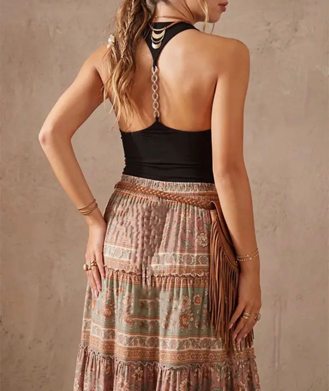 Chain Back Halter