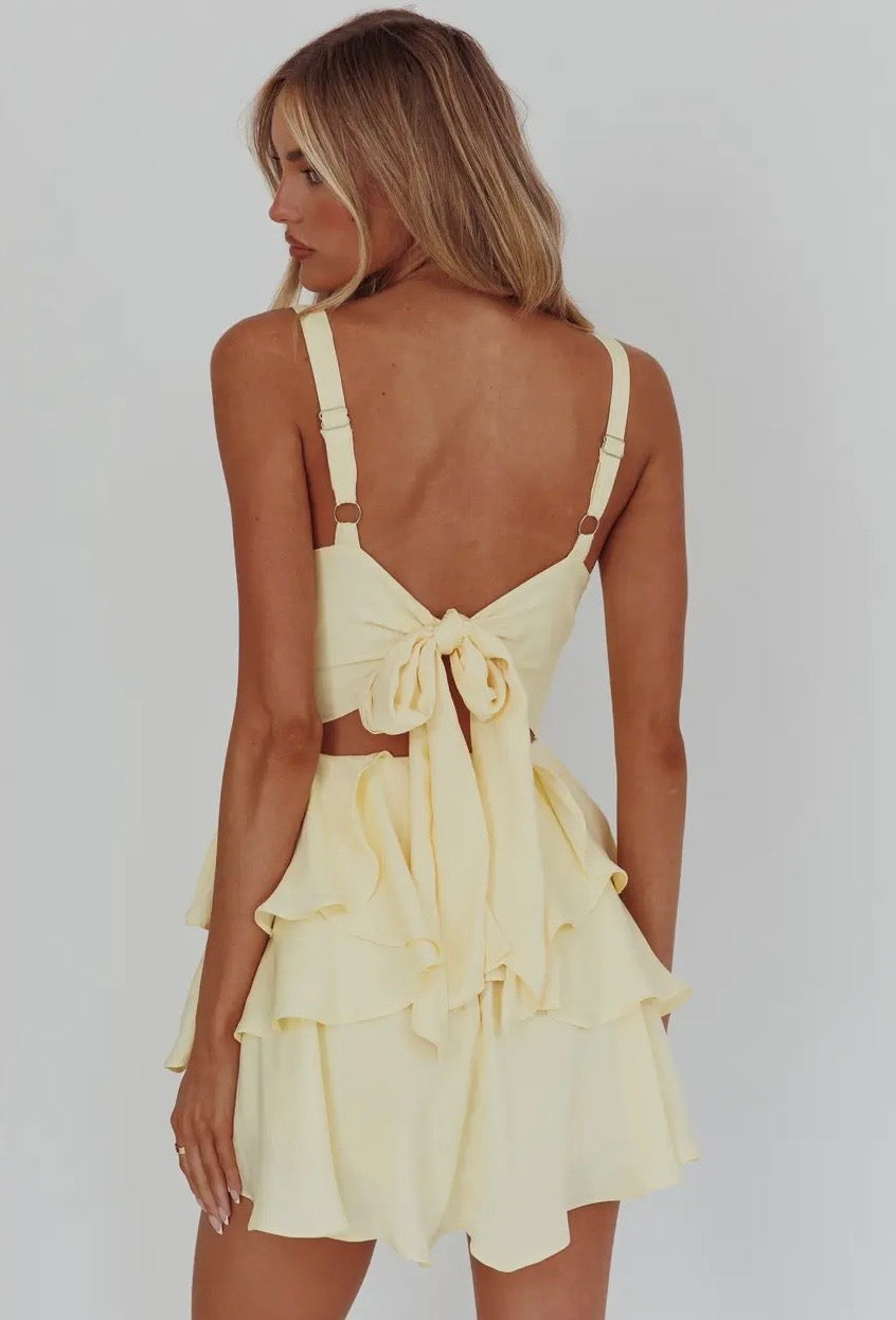 Ruffle Mini Romper
