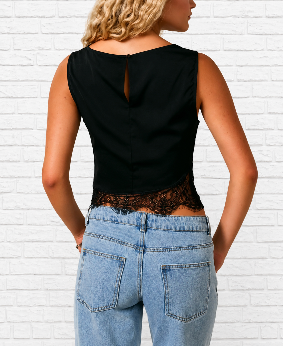 Lace Sleeveless Top