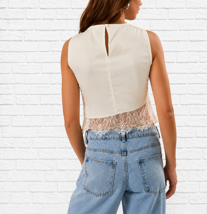 Lace Sleeveless Top