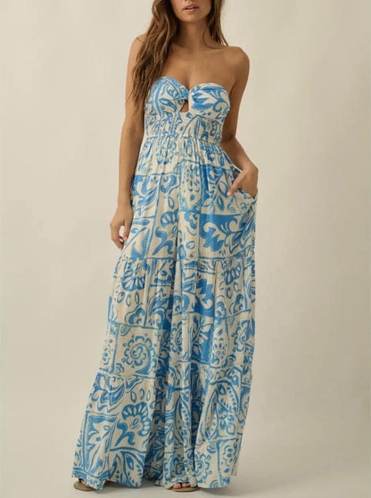 Paisley Wide Leg Jumper