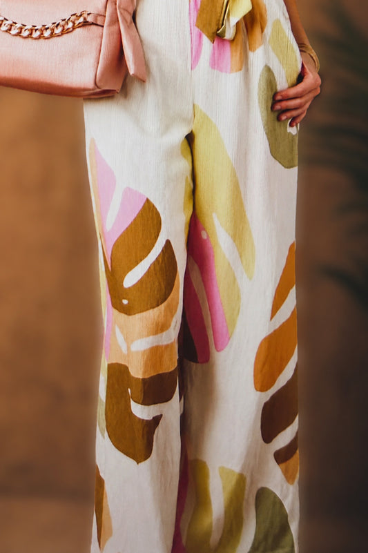 Palm Linen Pants