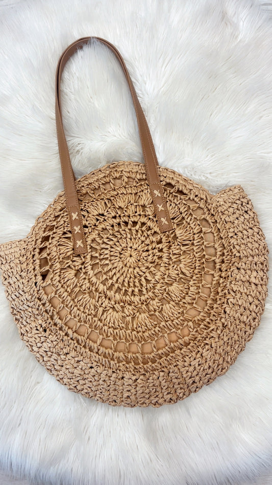Straw Beach Bag