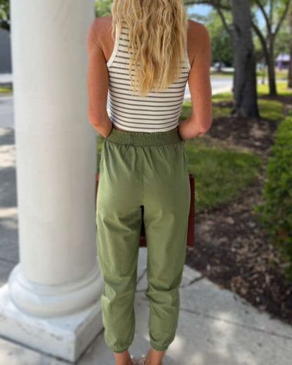 Olive Cargo Pants